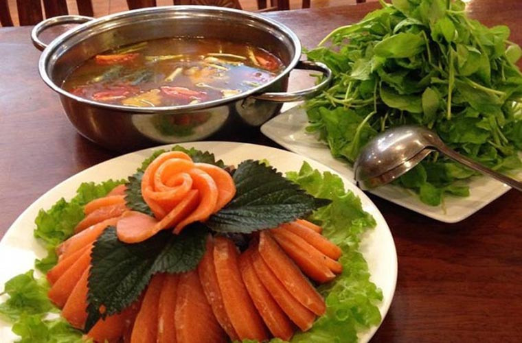 Lẩu cá hồi Sapa Lẩu cá hồi Sapa